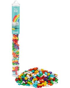 Plus Plus 70 Piece Rainbow Tube-4