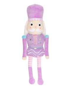 Nutcracker Furry and Fleece Plush Lavendar-1