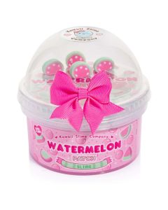 Kawaii Watermelon Patch Semi-Floam Slime-3