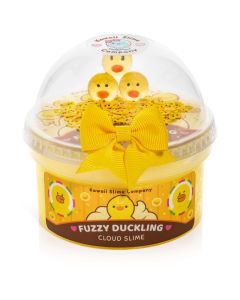 Kawaii Fuzzy Duckling Cloud Slime-2