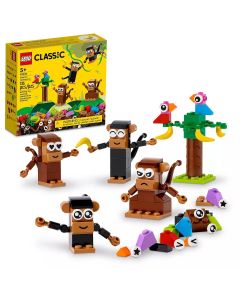 LEGO Classic Creative Monkey Fun 11031 Building Toy Set-5