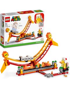 LEGO Super Mario Lava Wave Ride Expansion Set 71416 Building Toy Set-5
