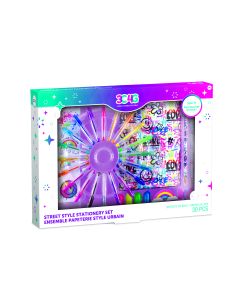 Three Cheers for Girls 3C4G Graffiti Street Style Jumbo Stationery Set-4