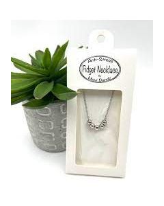 Fidget Silver Ball Necklace-2