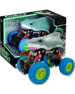 Thin Air Brands Crazy Truck Pull Back Shark Truck-4